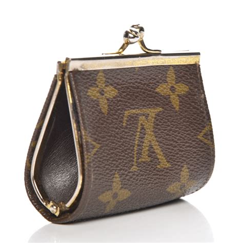 louis vuitton kisslock coin purse|louis vuitton round coin pouch.